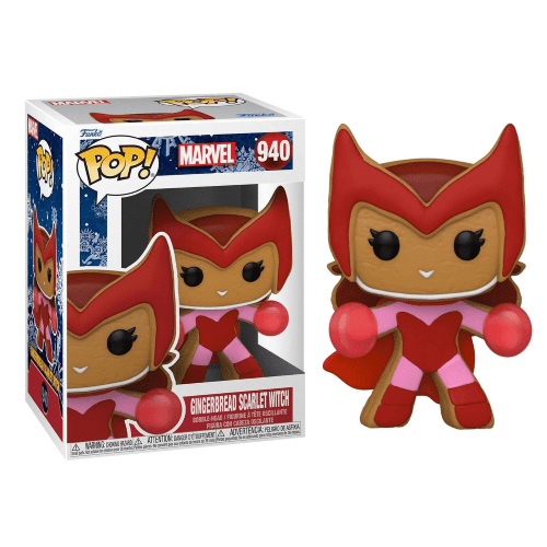 Funko Pop Marvel 940 - Gingerbread Scarlet Witch Funko Pop Marvel 940 - Gingerbread Scarlet Witch